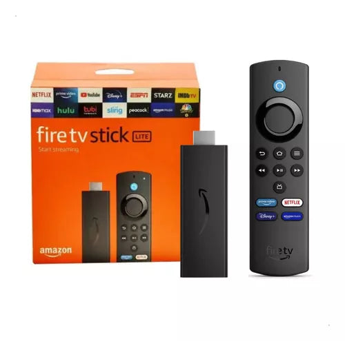 Tv Box Full Hd Fire Stick Lite 2 8gb Preto 100% Tipo De Controle Remoto De Voz