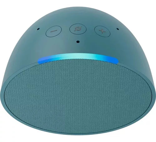Assistente Virtual Echo Pop 110/220 Volts Cor Azul
