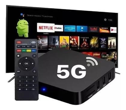 Tv Box MXQ - Aparelho Full Box Streaming Converte Tv normal em Smart