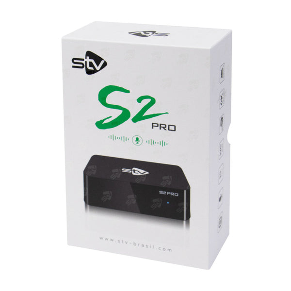 S2PRO - Receptor IPTV STV S2 Pro / 6K / 2GB / 32GB / Wifi / Android 12 - Preto