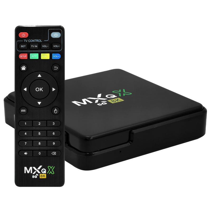 Smart TV Box Pro 4K, Conversor Digital para Streaming, Reprodução em Ultra HD