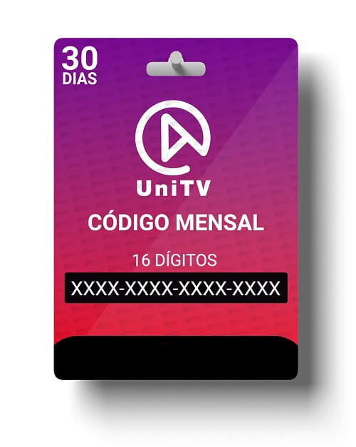 Cartão UniTV Mensal